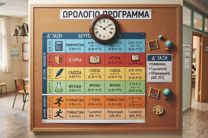 ΩΠ 14-15 Σεπτέμβρη 2026